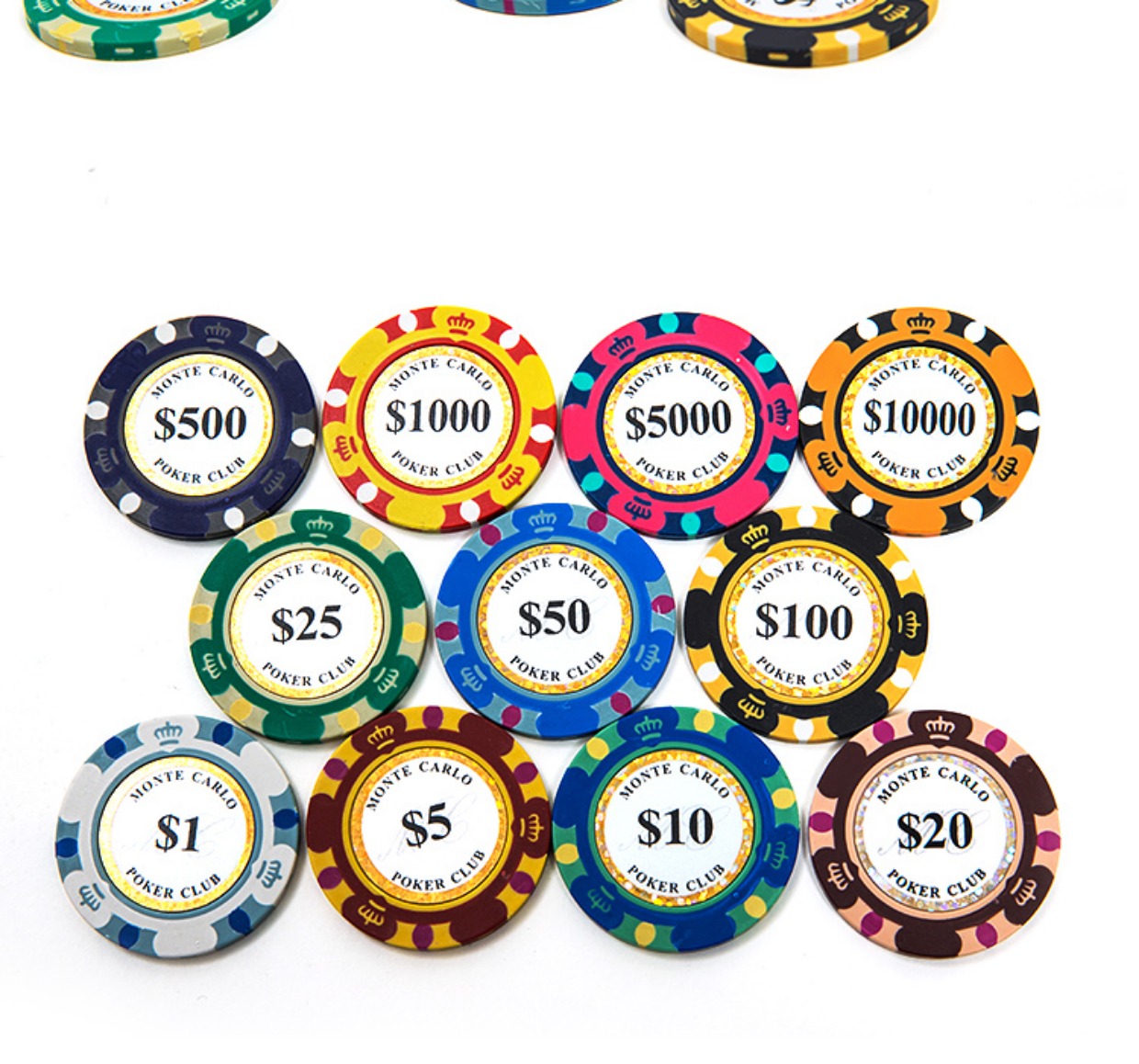 14g vương miện ba màu hộp nhôm cao cấp bộ chip Texas Holdem chip đồng xu Baccarat mạt chược - Các lớp học Mạt chược / Cờ vua / giáo dục bộ cờ vua bằng gỗ