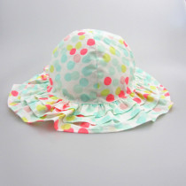 Travel spring and summer pure cotton girls hat Baby sun hat Small fresh big cornice hat Toddler basin hat Fisherman hat sun hat