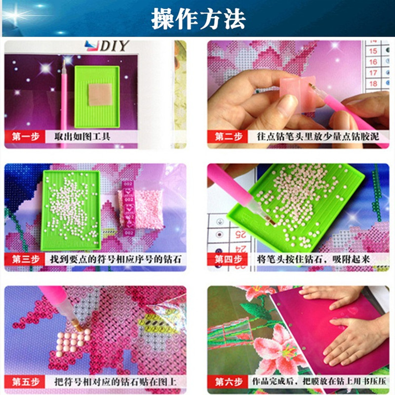 quả lựu tươi cười đầy đá quý kim cương sơn mới khâu mẫu garnet nhiều con mực - Công cụ & phụ kiện Cross-stitch tranh thêu chữ thập nhỏ