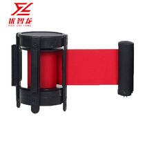 Youzhilong 3-meter telescopic head bank column isolation belt telescopic belt one-meter line railing warning concierge pole red