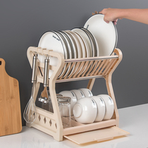 Dishes storage rack dishes and chopsticks storage boxes drying dishes drain bowls cupboards plastic stainless steel kitchen racks