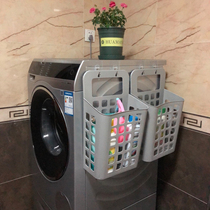 Wall-mounted dirty clothes storage artifact Finishing hanging toilet Bathroom dormitory Washing machine clothes rack Hanging basket