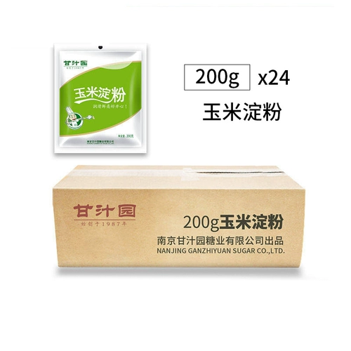 [200G & Times; 24 сумки] Ganzaka Garden Corn Barch Home Кухня потребление равиоли сырой порошок для выпечки орла