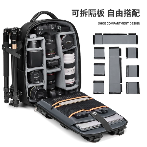 OUTWALK/途外 Вместительная и большая сумка для фотоаппарата, ноутбук, рюкзак, 16 дюймов