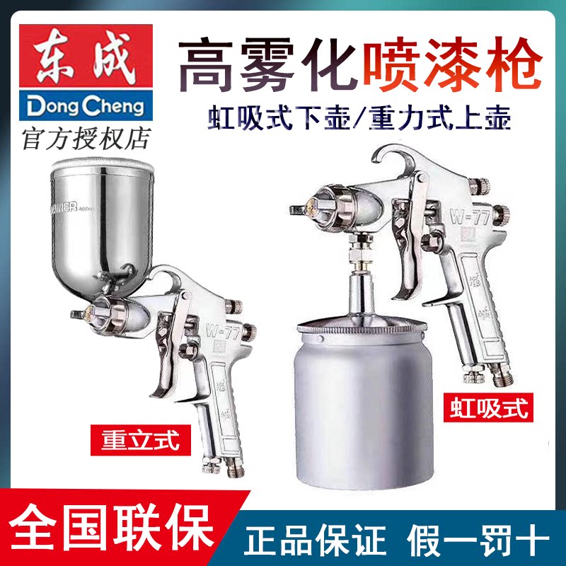 East Chengdu spray gun pneumatic emulsion paint spray coating machine spray gun W-71 77 paint spray pot car paint spraying tool