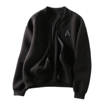 Korean version of baseball uniform for women 2024 new autumn style small fragrant style fashionable slimming short top jacket