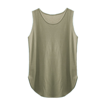Waffle maternity sleeveless vest for women summer 2024 new sweatshirt layered with mid-length bottoming t-shirt top