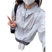 Ice silk sun protection clothing for women 2024 new summer thin cool fashionable and versatile sun protection clothing for small people jackets and tops