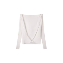 White ice silk sun protection clothing for women 2024 summer new thin breathable outdoor travel hooded cardigan jacket top