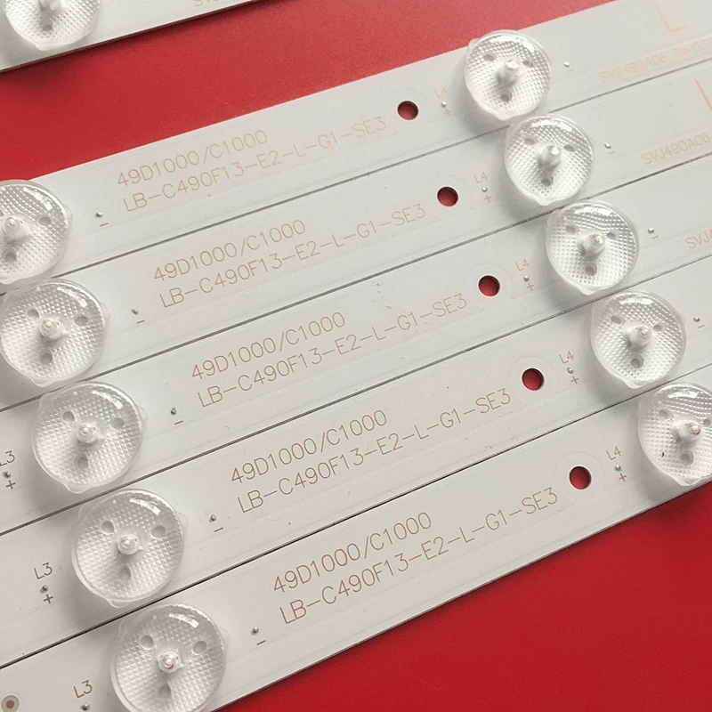 Suitable for Changhong LED49C1000N/LED49C1080N LCD lamp strip LB-C490F13-E2-L-G1-SE