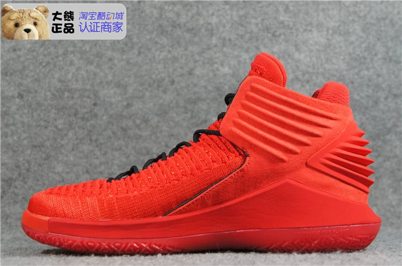 Bộ đếm chính hãng AIR JORDAN XXXII PF AJ32 giày bóng rổ nam màu đỏ AH3348-601