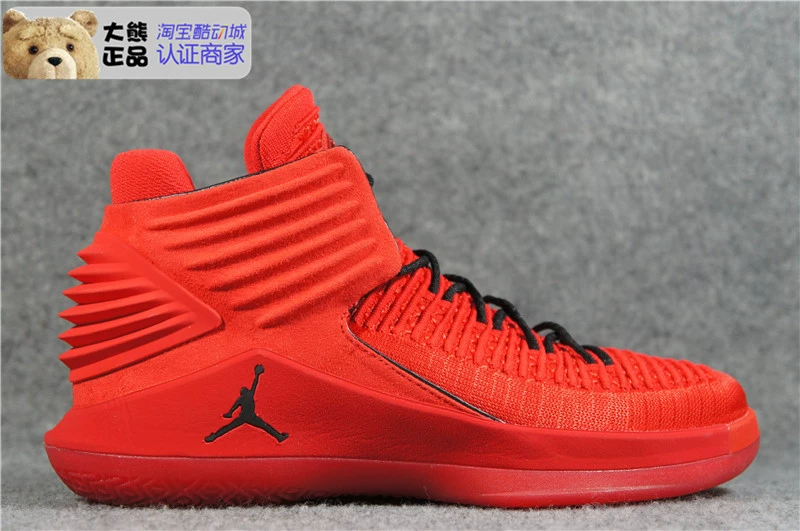 Bộ đếm chính hãng AIR JORDAN XXXII PF AJ32 giày bóng rổ nam màu đỏ AH3348-601