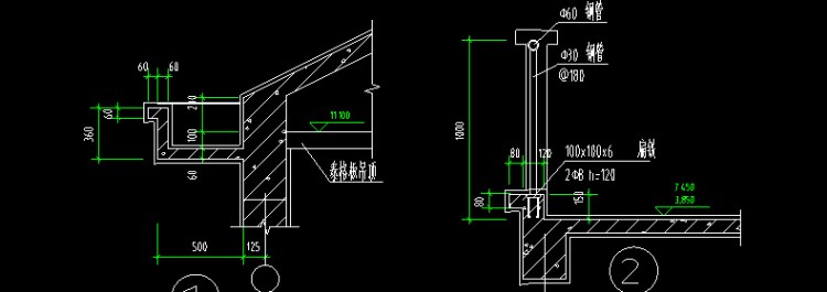 T1943建筑设计院CAD通用详图节点大样图楼梯地面屋面钢结构...-15