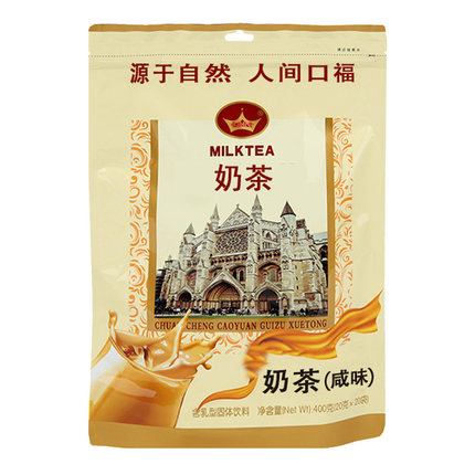 内蒙古特产草原贵族 咸奶茶粉 400g袋装小包早餐速溶冲粉饮品奶茶