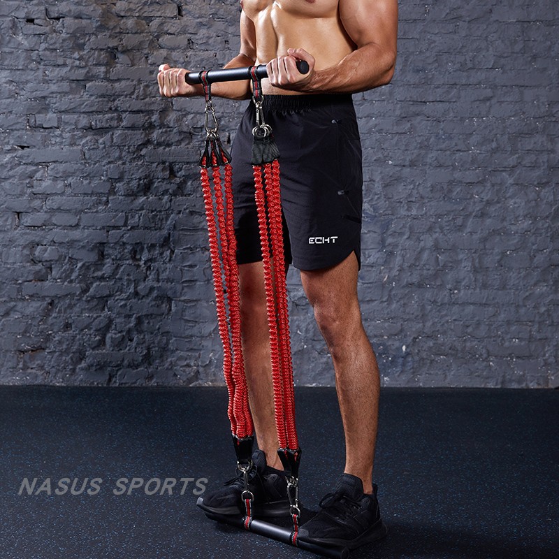 Multi-function tension device Chest expander Arm force sit-ups Elastic tension rope Pectoral muscle training Home fitness equipment