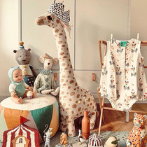 Ins Nordic style giraffe plush toy cute doll baby sleeping doll birthday gift photo props