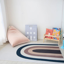 Ins nordic wind children's room color bar arch mat home carpet baby climbing mat game mat photo props
