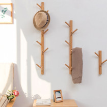 Minimi ins Nordic creative branch coat rack home simple hanger porch bedroom wall adhesive hook