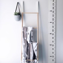 Ins Nordic style solid wood wall ladder living room bedroom bathroom coat rack clothing store hanger photo props