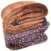 Medium-aged female cotton trousers camel suede thickened with warm winter gattening outside wearing mothers high waist and deep gear up for code