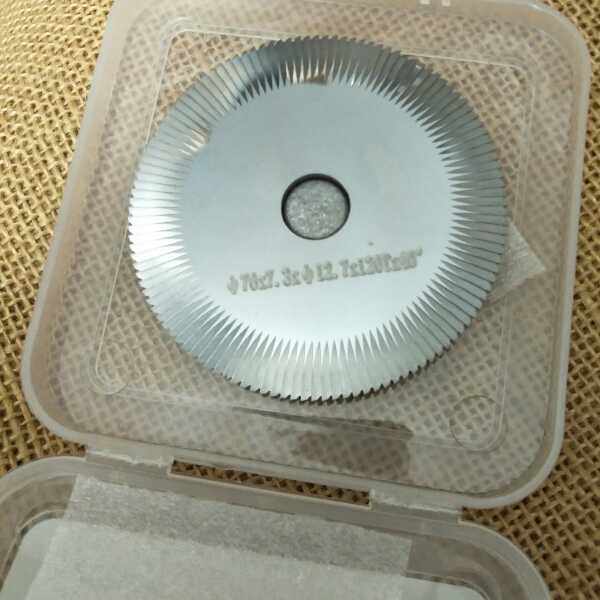 Re - zheng black gold milling iron key horizontal machine milling cutter inner diameter 16 MM 72 - tooth key blade