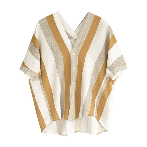 Летняя сексуальная рубашка, в западном стиле, в корейском стиле, V-образный вырез