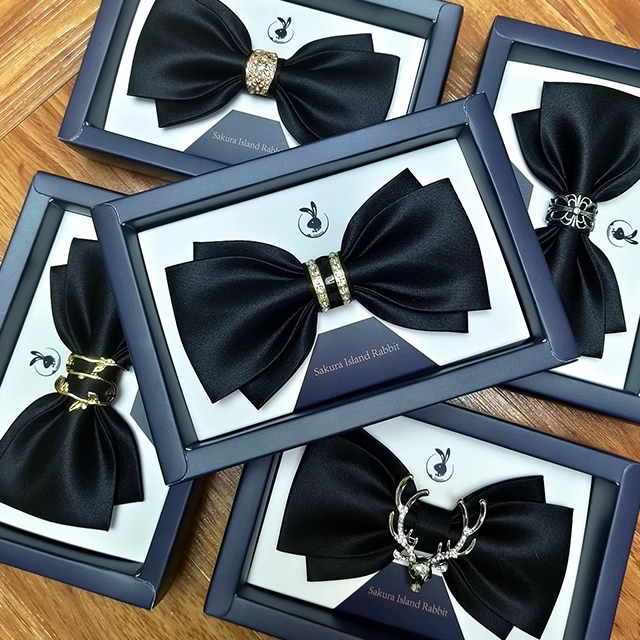 Wedding Groom's Shirt, Suit, Formal Wear, Black with Diamond Butterfly, High-End Feel