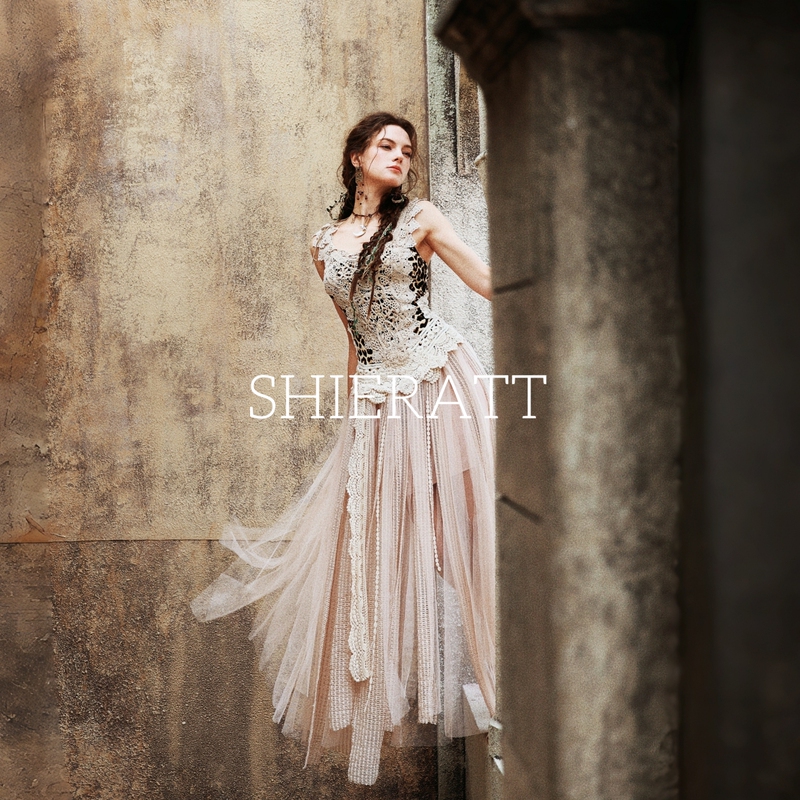 Shieratt [Leopard Bus] Nomadic and Wandering Style Art Series Vintage Dress Nepalese Fairy Embroidery Dress