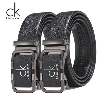 CK皮带男真皮专柜礼盒装