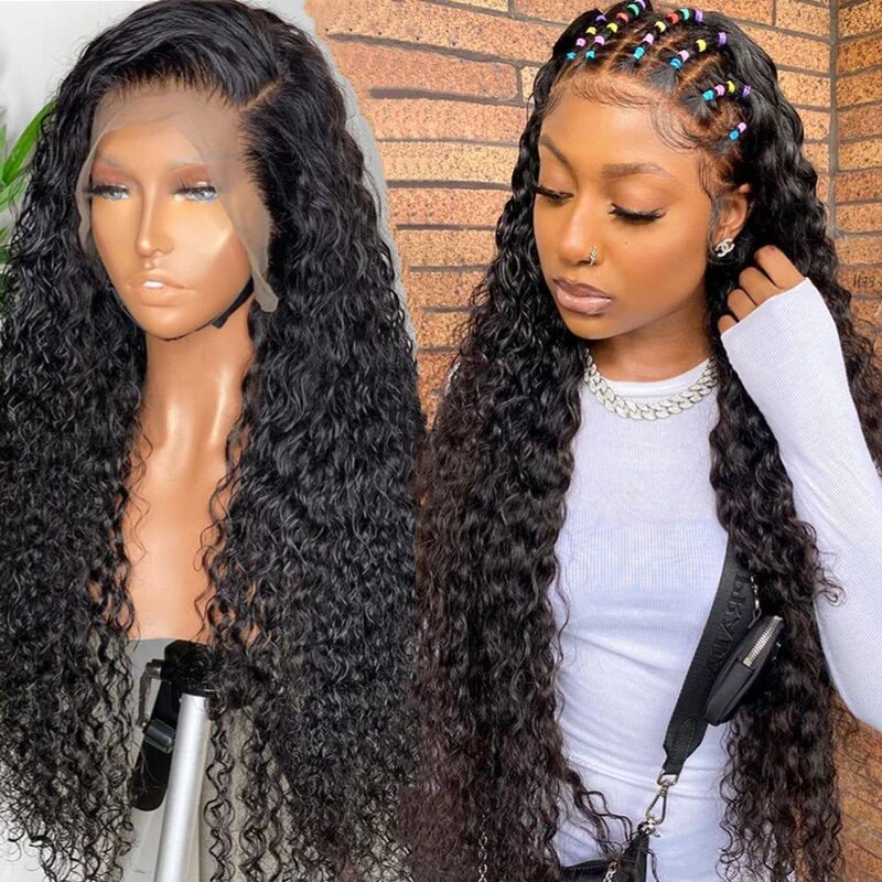 Amazon New Product European and American Cross-Border Wig African Small Curls Front Lace Mesh Rose Mesh Wrap Soft Rubber Style Headgear