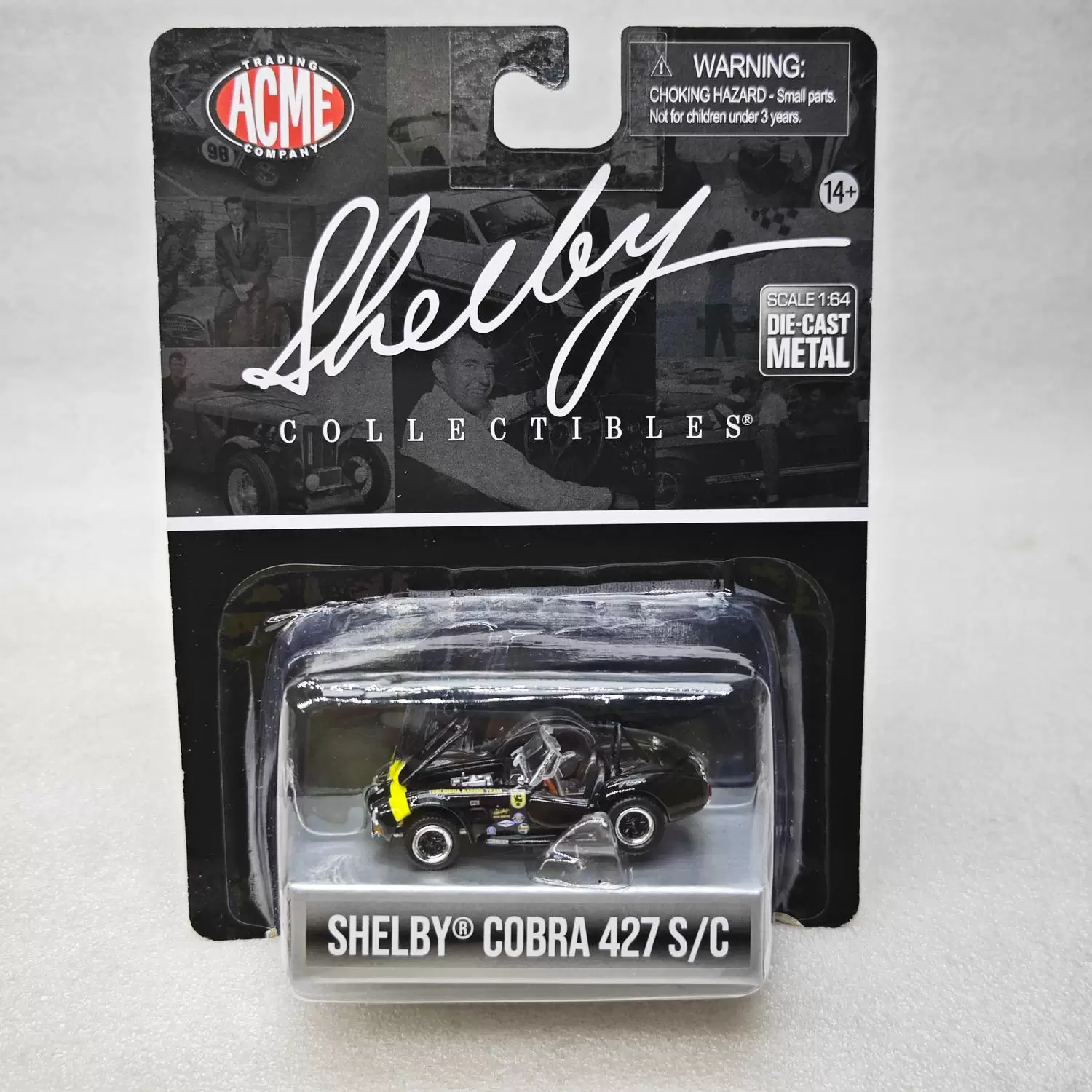 ACME 1:64 SHELBY COBRA Shelby Cobra 427 S/C Black Collection