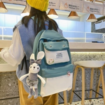 Oxford Cloth Double Shoulder Bag Women 2021 New Fashion Trends Backpack University Students School Bags Han Edition Original Juku Ulzzang