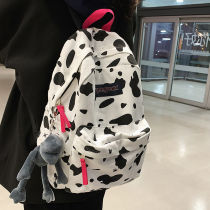 BAO WEN backpack female college students large capacity schoolbag Middle School junior high school student Harajuku school style Sports Backpack