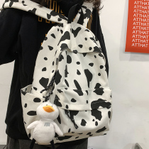 Korean version of shoulder bag female 2021 New Joker high value schoolbag female college students Class bag Japanese travel backpack