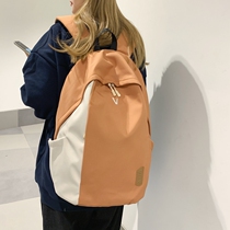 Collision Color Schoolbags Han Edition Original Juku Ulzzang Junior High School Students Backpack Womens Double Shoulder Bag 2021 New Fashion Tide