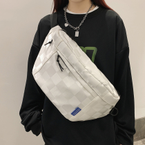 Chest Bag Women 2021 New Slanted Satchel Purse Ins Tide Niche Design Diagonal Satchel Men Tide Card Student Big Capacity