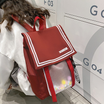 Japan-ROK Bag Girls College Students Junior High School Students Han Version Original Juku Ulzzang Large Capacity Double Shoulder Bag Advanced Sensation Niche