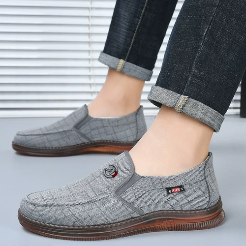 Мужские демисезонные туфли, дышащая нескользящая рабочая повседневная обувь, мягкая подошва