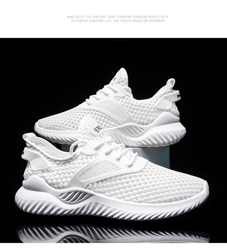 Mesh обувь 夏天全网面透气镂空男鞋休闲 𫔮薄款网鞋夏季男士轻便防臭网眼运动鞋