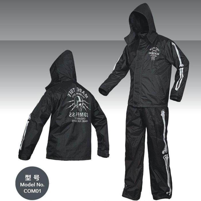 Paoli Locomotive Raincoat Waterproof Raincoat Raincoat Suit with cap Two-style raincoat Skull Raincoat