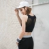 Đẹp trở lại đồ lót nữ thể thao với miếng đệm ngực khâu lưới cao đàn hồi quấn ngực yoga chạy bộ thể thao - Đồ lót thể thao áo thun tập gym nữ Đồ lót thể thao