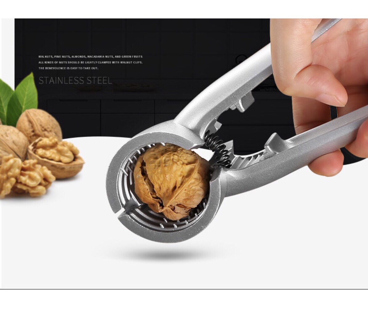 Home Multi-functional nut peeling machine durable open nuclear pliers Mountain walnut clamp peeling hulk to nuclear device Chestnut Opener-Taobao