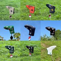 Universal golf golf club cover straight putter cover magnetic suction club head protective cover men and women