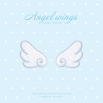 Self-adhesive patch angel wings embroidery clothes cute clothes decorated with fashion handbook stickers