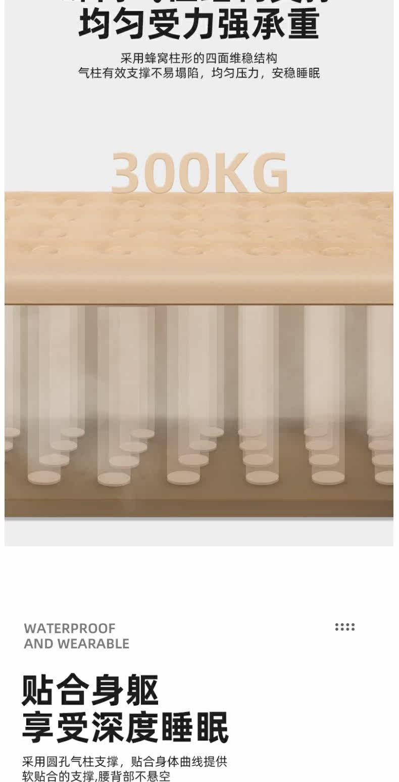 Автоматический портативный надувной матрас в обеденный перерыв для кемпинга, увеличенная толщина     