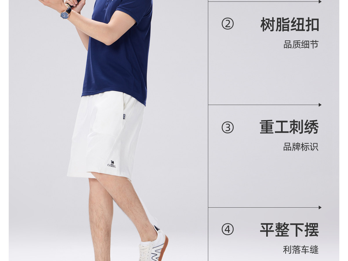 Летняя футболка polo, короткий рукав        