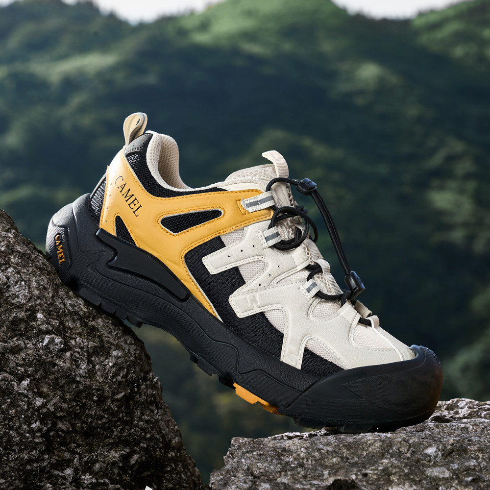 Мода повседневная обувь 【云山二代】骆驼登山鞋男秋季新款户外徒步鞋透气舒适运动鞋女 Camel