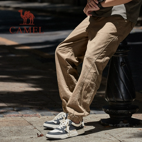 Мужские хлопковые демисезонные японские универсальные штаны для отдыха, осенние, оверсайз, свободный крой