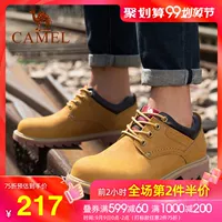 Giày nam Camel 2019 mùa thu mới giày da dụng cụ Martin giày thủy triều thời trang nam ngoài trời - Khởi động ngoài trời giày bảo hộ lao động