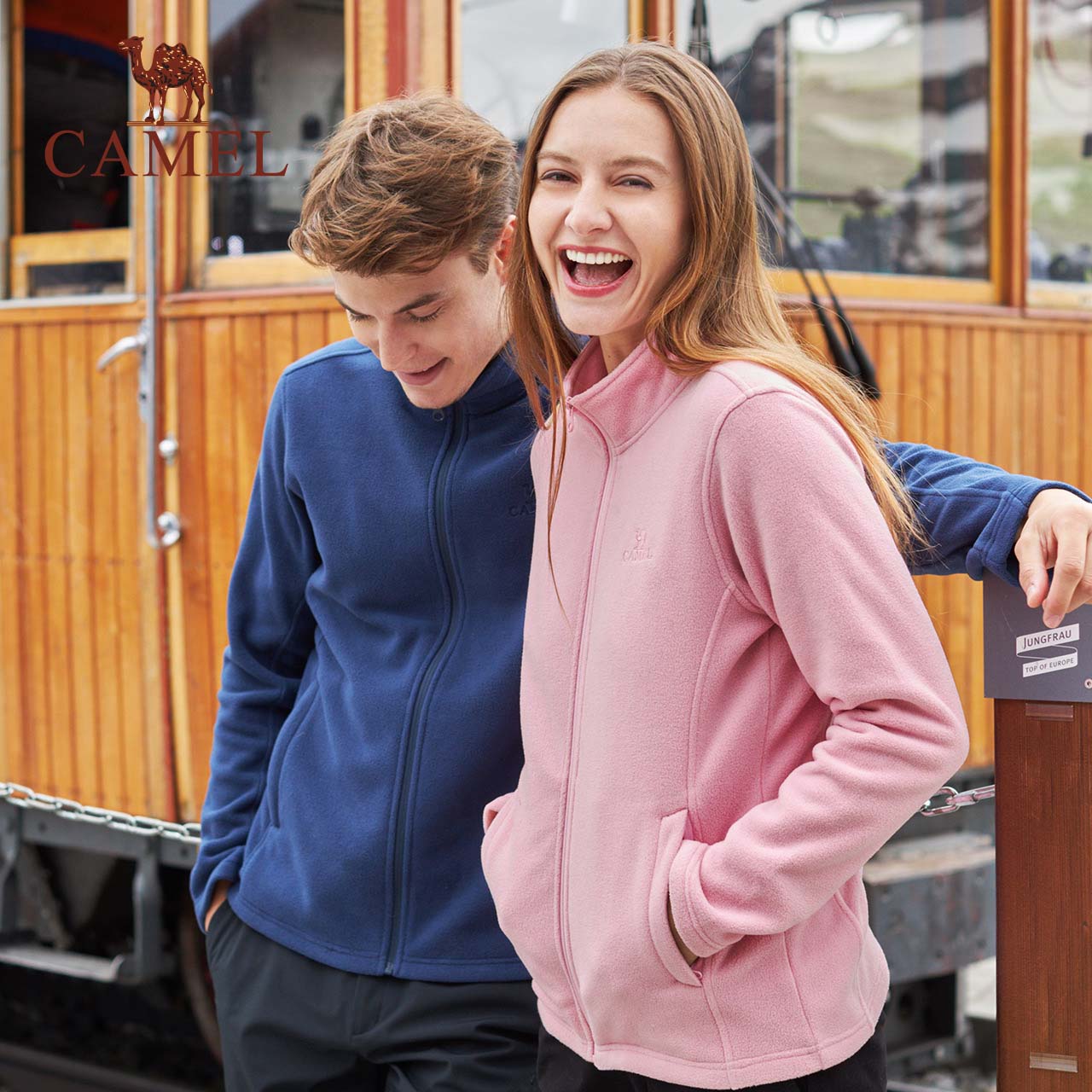 Kamel vlies Damen 24 Jahre Herbst und Winter neue Outdoor-Sport warme Jacke Jacke verdickte Polar Fleece Pullover Top